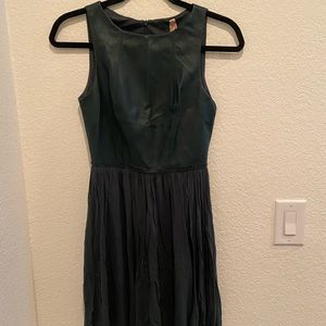 Bailey 44 green vegan leather dress size: XS
